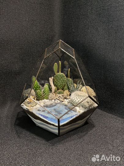 Флорариум,цветочная композиция