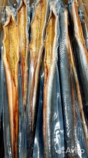 Угорь Балтийский горячего копчения