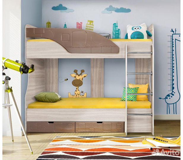Двухъярусная кровать для детей