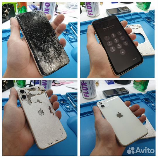 Ремонт смартфонов iPhone. Xiaomi, Samsung