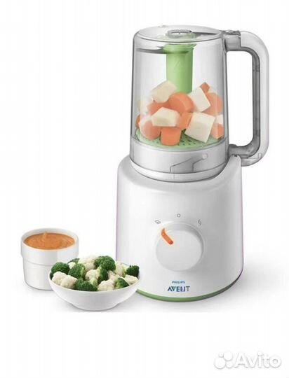 Пароварка блендер philips avent 2 в 1