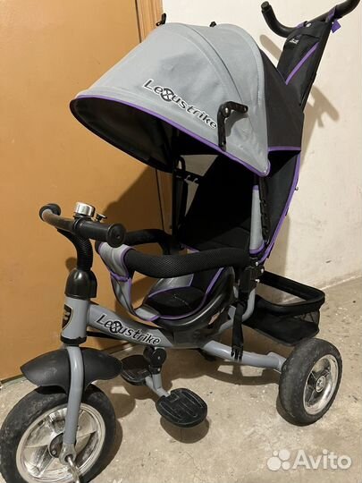 Детский велосипед с ручкой