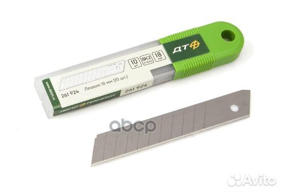 Лезвие 18 мм (10 шт. в упаковке) 261924 Дело Те