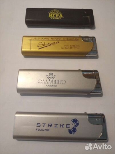 Зажигалки коллекционные из казино