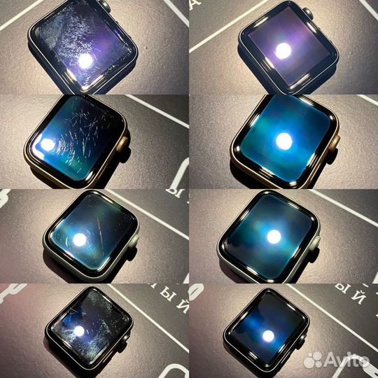 Полировка дисплея Apple Watch iPhone ремонт восста