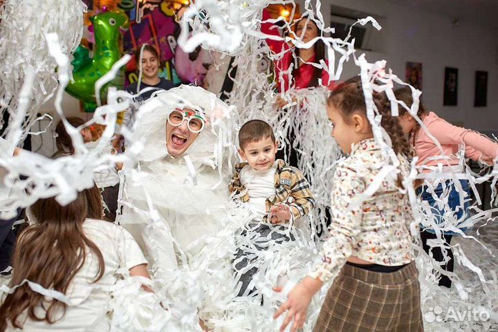 Бумажное шоу на детский или взрослый праздник
