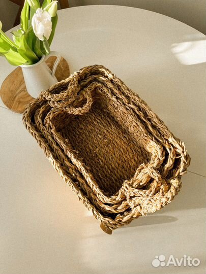 Корзина плетеная zara home