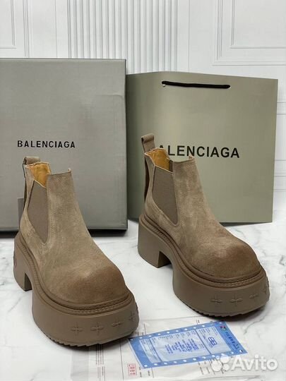 Balenciaga ботинки челси осень