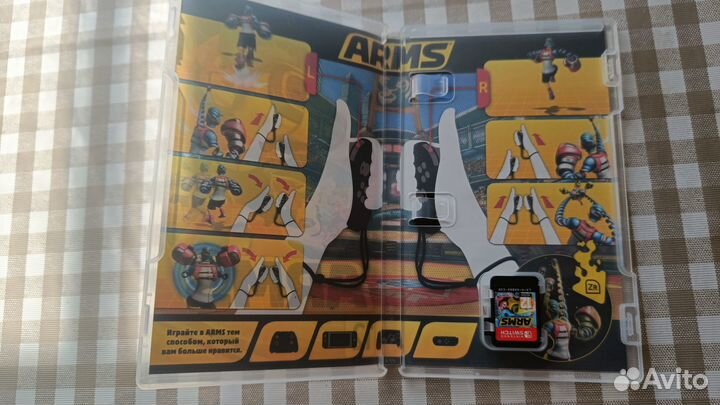 Arms для nintendo switch катридж