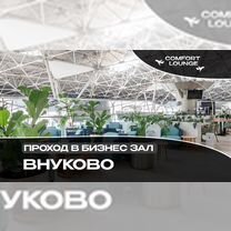 Проход (пропуск) в бизнес зал Внуково VKO