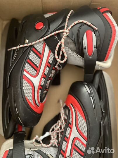 Коньки хоккейные раздвижные