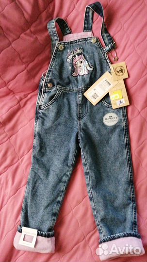 Джинсовый комбинезон новый