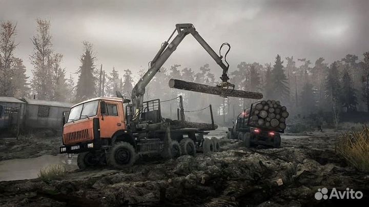 Spintires: MudRunner American Wilds Nintendo Switch, русская версия, бу
