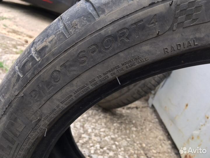 Michelin Pilot Sport 4 245/40 R18 и 275/35 R18