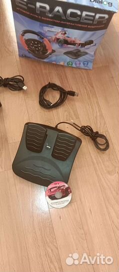 Игровой руль с педалями для пк, Android, PS, Xbox