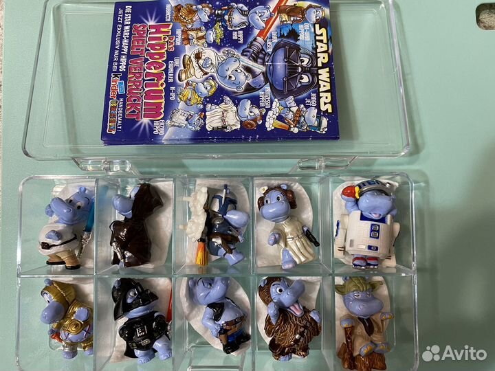 Бегемоты звездные войны бегемотики киндер 90-х