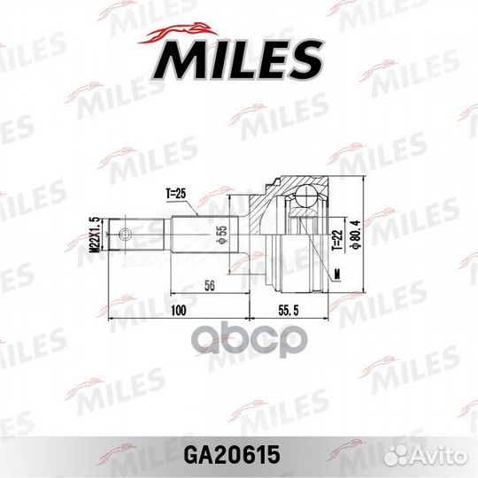 ШРУС наружный (без кольца ABS) nissan almera N1