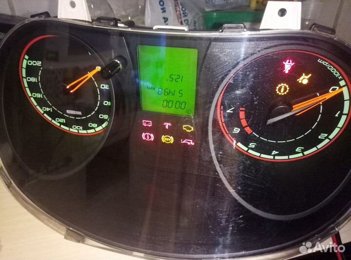 Прошивка и пересвет панели приборов Kalina / Grant