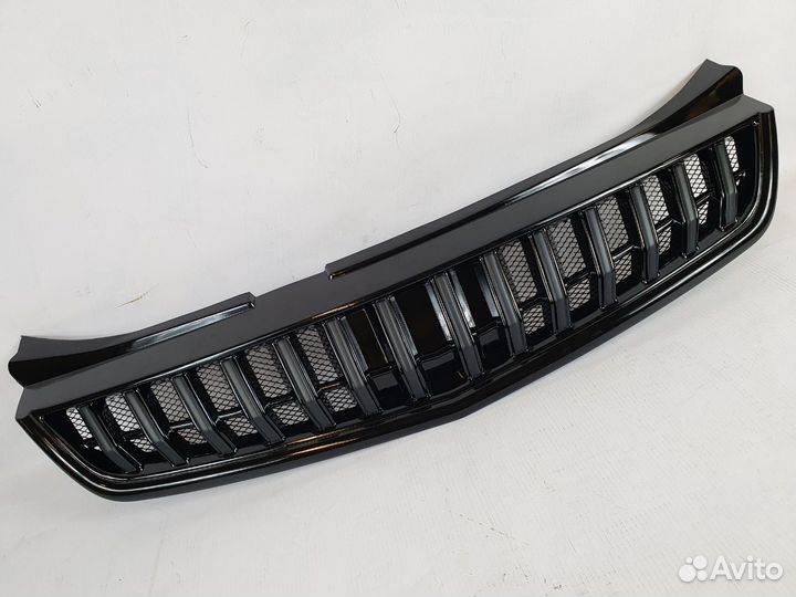 Решетка радиатора Priora 2 черный лак style AMG
