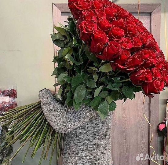 Высокие Розы Гиганты Доставка Круглосуточно