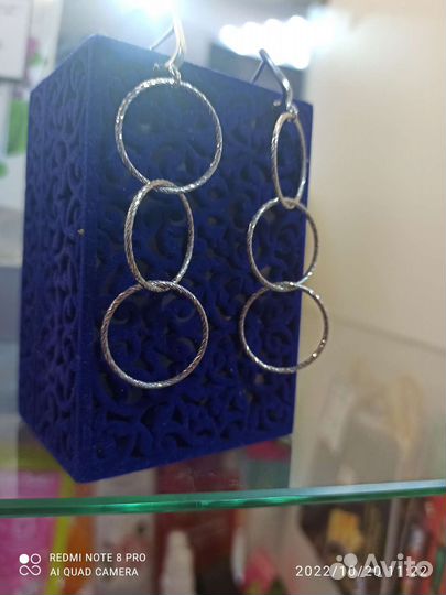 Серебряные серьги