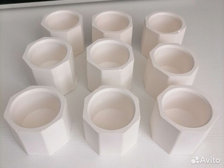 Кашпо из гипса