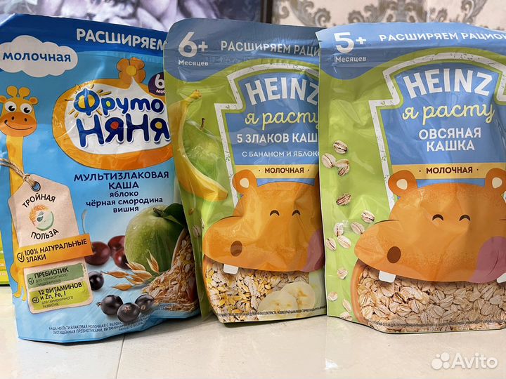 Кашки молочные