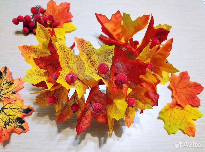 Осенний венок на голову