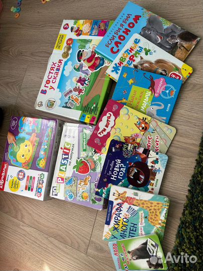 Детские развивающие игры + книги