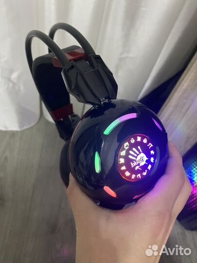 Наушники с микрофоном A4 Bloody G300