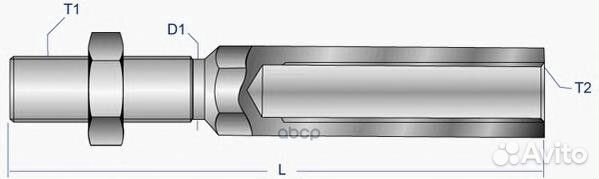 Тяга рул внутр Audi A4-A6/ Skoda Octavia/ VW P