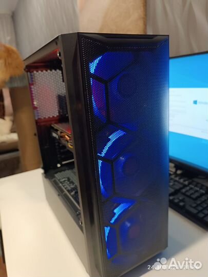 Игровой компьютер E5 2670v3/ RX580 8Gb/16Gb/SSD256
