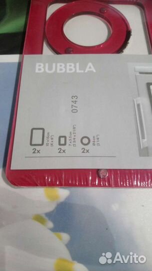 Фоторамки с магнитами на холодильник. Икея