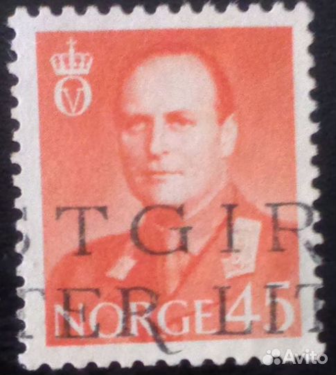 Марки королевства Норвегия, 20й век (2 шт)