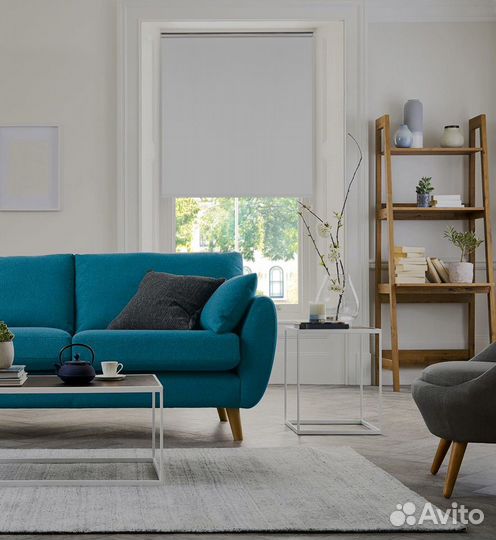 Рулонные шторы Блэкаут, белый