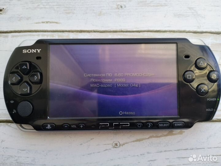 Sony PSP 3008 прошита, карта памяти 64gb