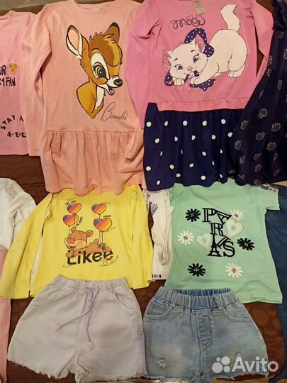 Одежда пакетом на девочку 122 128