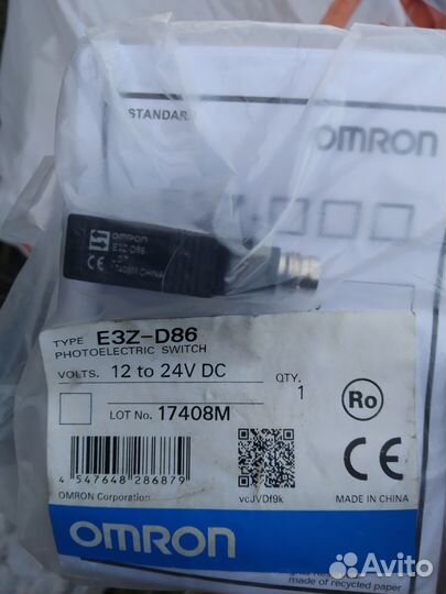 Оптические и индукционные датчики omron