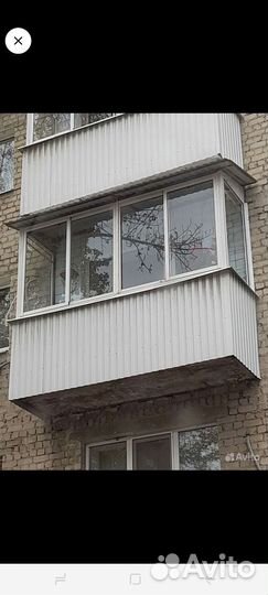 Балкон пластиковый в хрущевку с отделкой