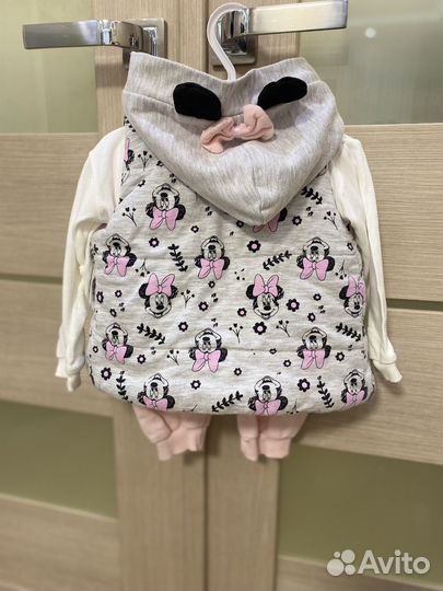 Костюм тройка для девочки Минни