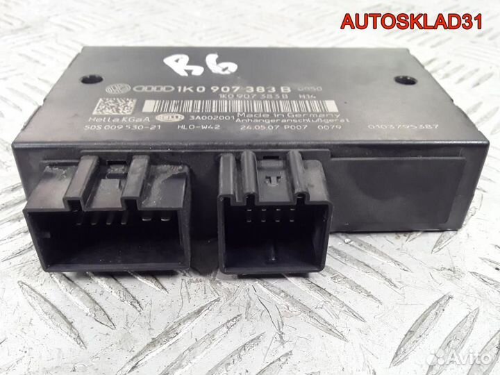 Блок электронный фаркопа VW Passat B6 1K0907383B