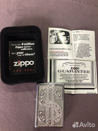 Zippo Bling 20904 High Polish Chrome - оригинал