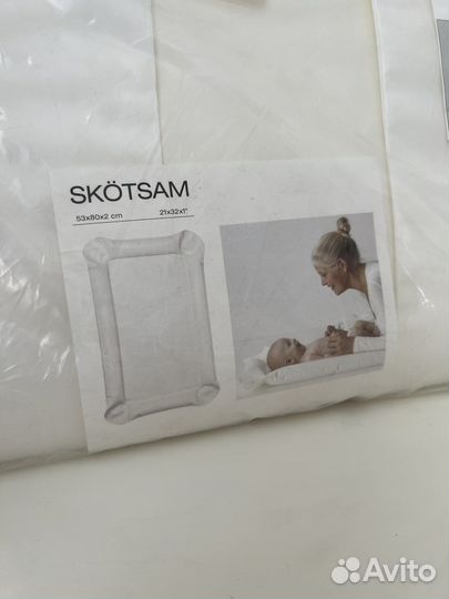 Матрас IKEA на пеленальный стол