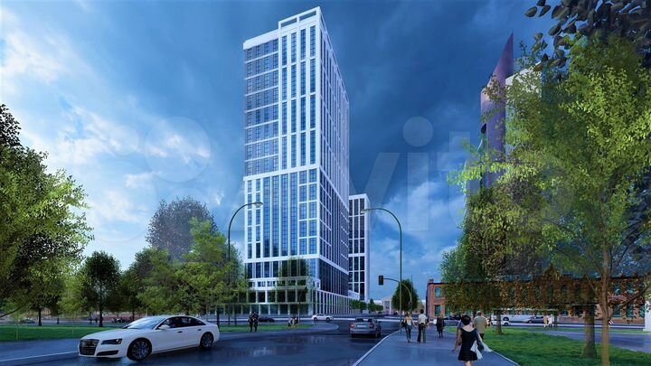 3-к. апартаменты, 70,1 м², 5/33 эт.