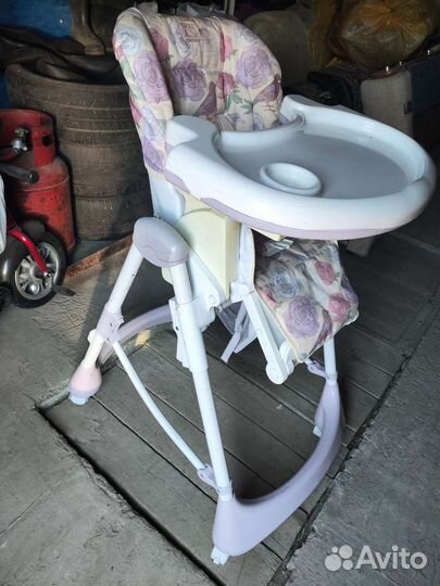 Стульчик для кормления happy baby kevin