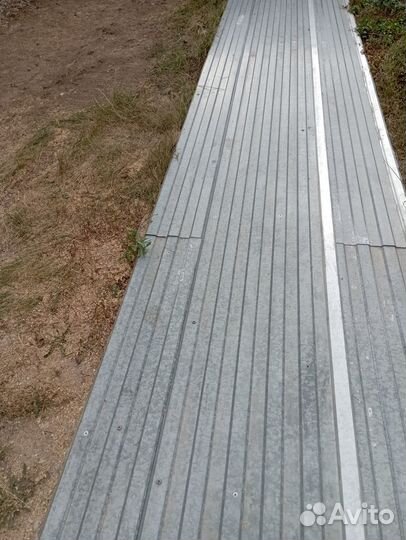 Профнастил бу 7,20 м 14 шт