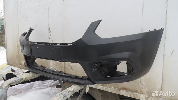 Бампер передний Skoda Yeti рестайлинг (2014)