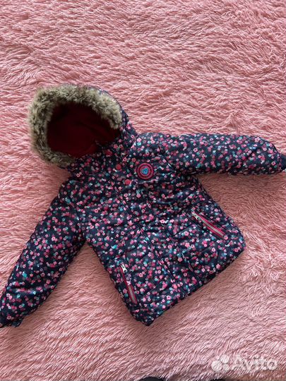 Зимний костюм для девочки 98