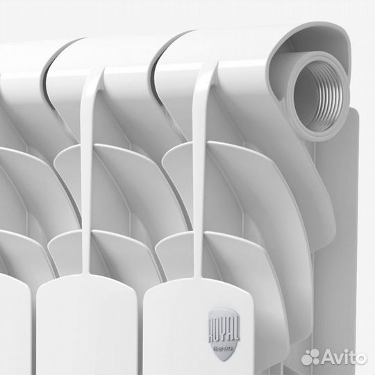 Радиатор алюминиевый 350х80 4 секц. Revolution