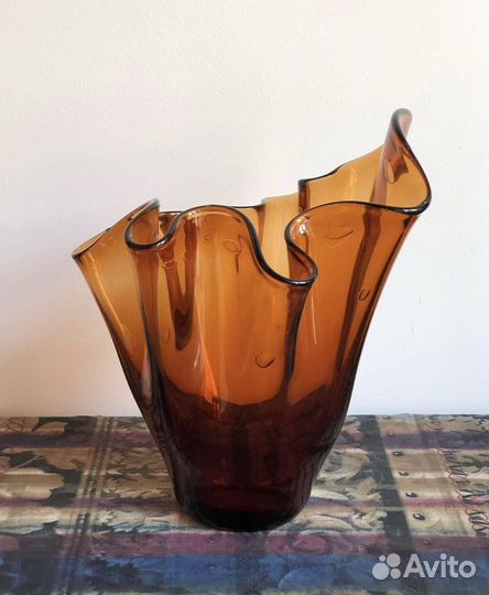 Вазочка цветное стекло, СССР